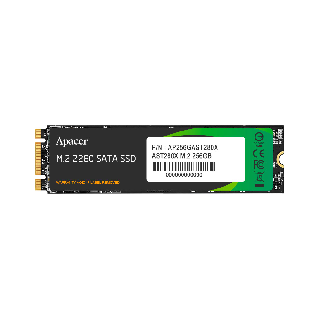 Накопичувач SSD M.2 2280 256GB Apacer (AP256GAST280X) - фото 1