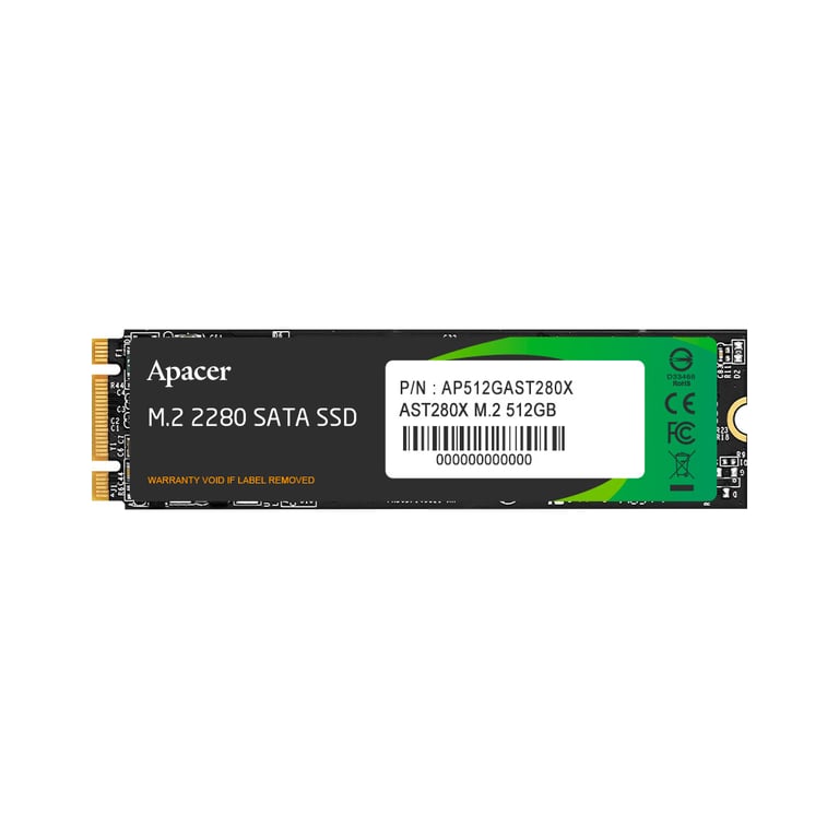 Накопичувач SSD M.2 2280 512GB Apacer (AP512GAST280X)