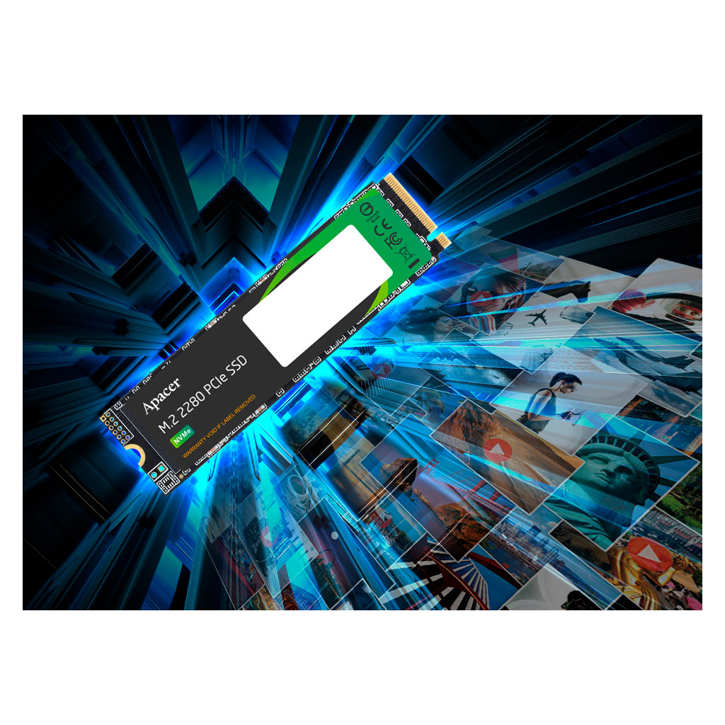 Накопичувач SSD M.2 2280 1TB Apacer (AP1TBAS2280P4U) - фото 2 Накопичувач SSD M.2 2280 1TB Apacer (AP1TBAS2280P4U) - фото 2