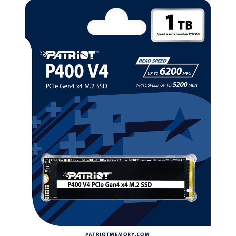 Накопичувач SSD M.2 2280 1TB P400 Patriot (P400VP1TBM28H) - фото 4