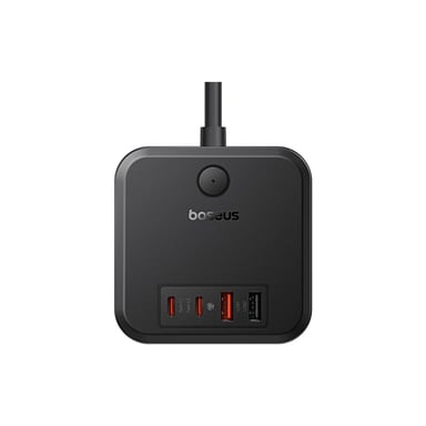 Мережевий фільтр живлення Baseus PowerCombo Cube Power Strip (E00066400117-00) - фото 1