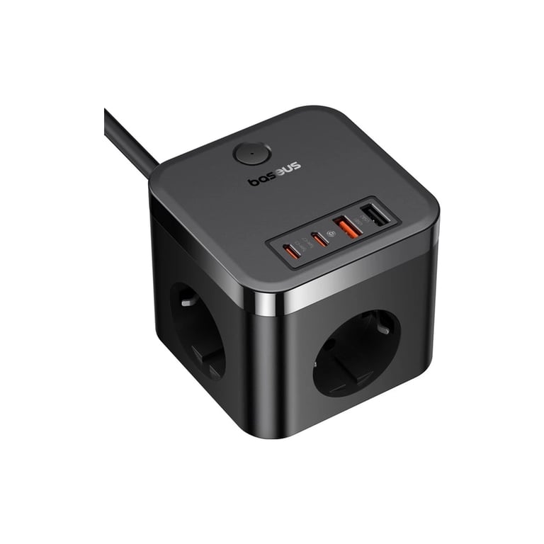 Мережевий фільтр живлення Baseus PowerCombo Cube Power Strip (E00066400117-00) - фото 3