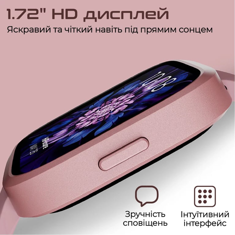Смарт-годинник HiFuture edge pink (edge.pink) - фото 2
