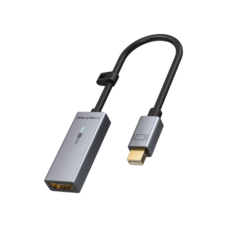 Перехідник miniDisplayPort M to HDMI F 0.15m 4K60Hz Cabletime (CA915347) - фото 1