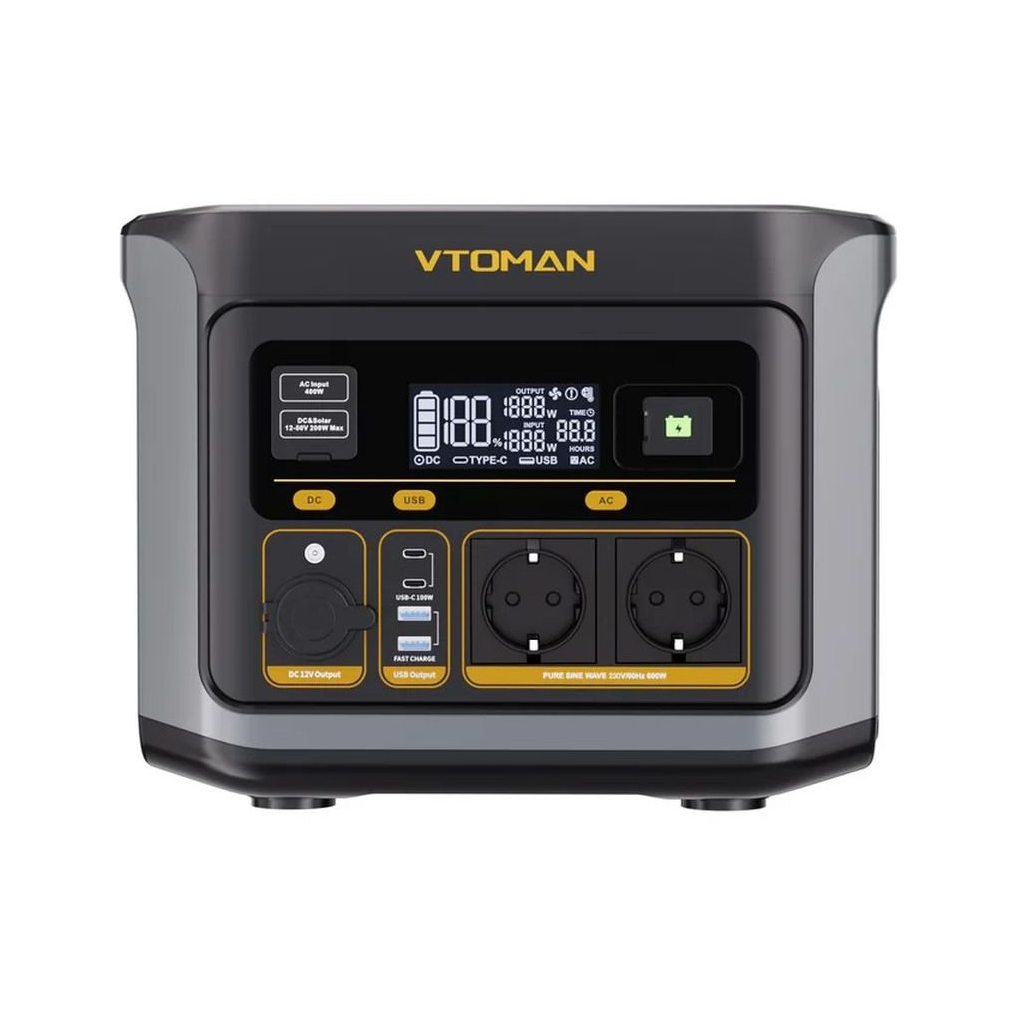 Зарядна станція Vtoman FlashSpeed 600 499Wh (FlashSpeed 600) - фото 1