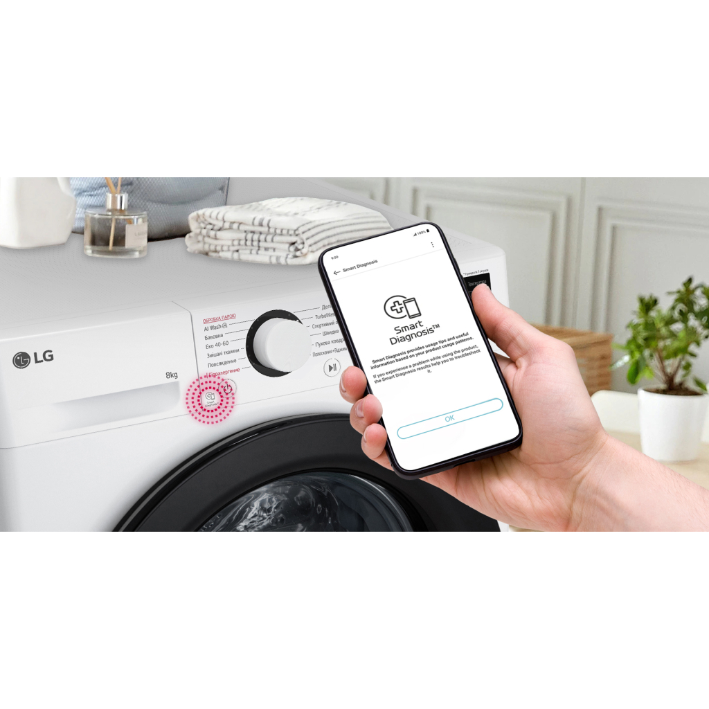 Пральна машина LG F2Y5PS6W - фото 3 Пральна машина LG F2Y5PS6W - фото 3