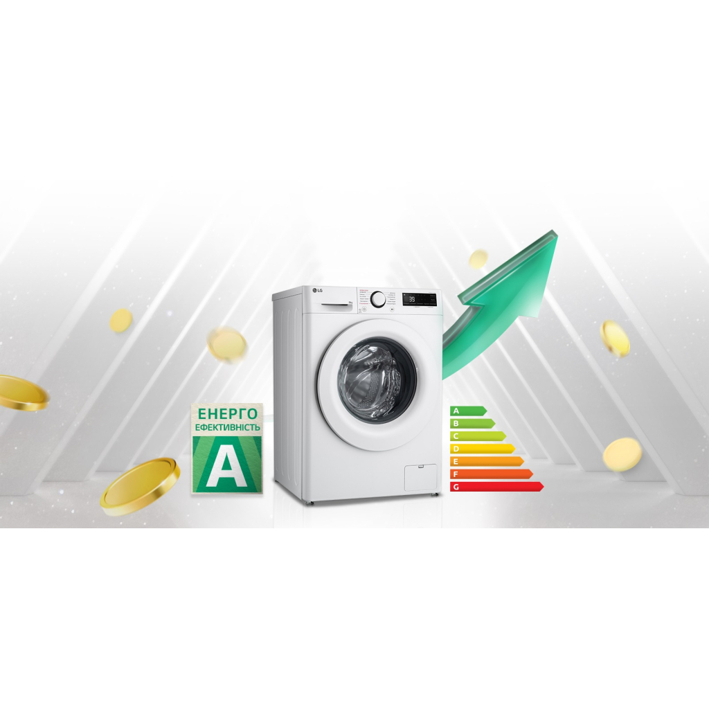 Пральна машина LG F2Y5PS3W - фото 3 Пральна машина LG F2Y5PS3W - фото 3