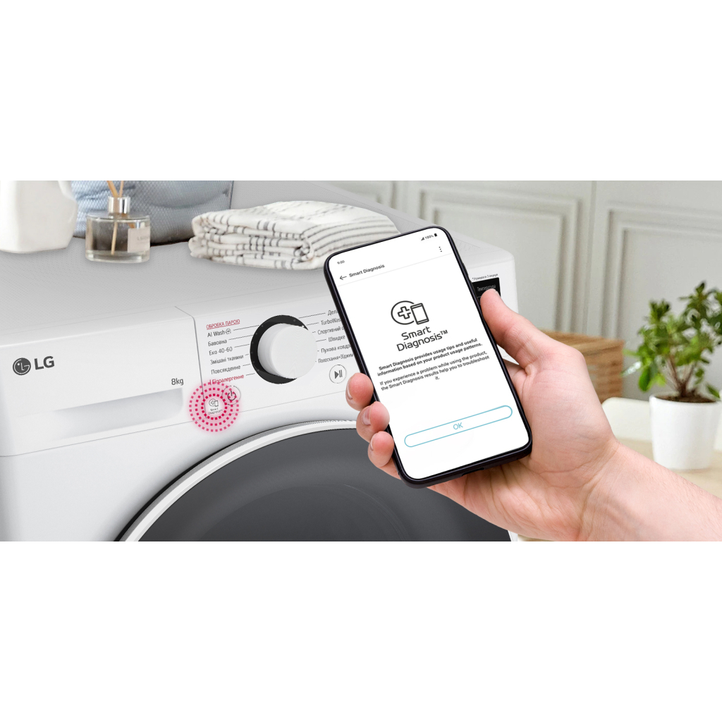 Пральна машина LG F2Y5PS0W - фото 3 Пральна машина LG F2Y5PS0W - фото 3