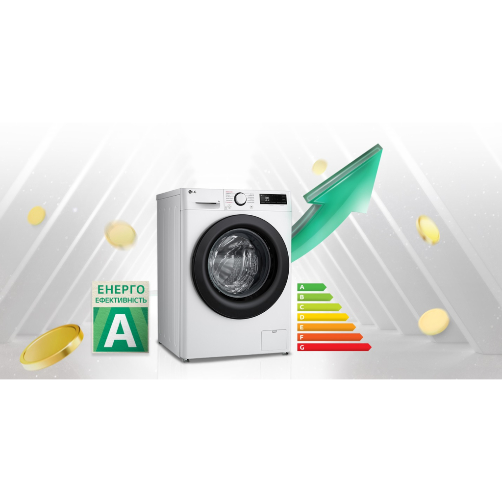 Пральна машина LG F2Y5FS6W - фото 2 Пральна машина LG F2Y5FS6W - фото 2