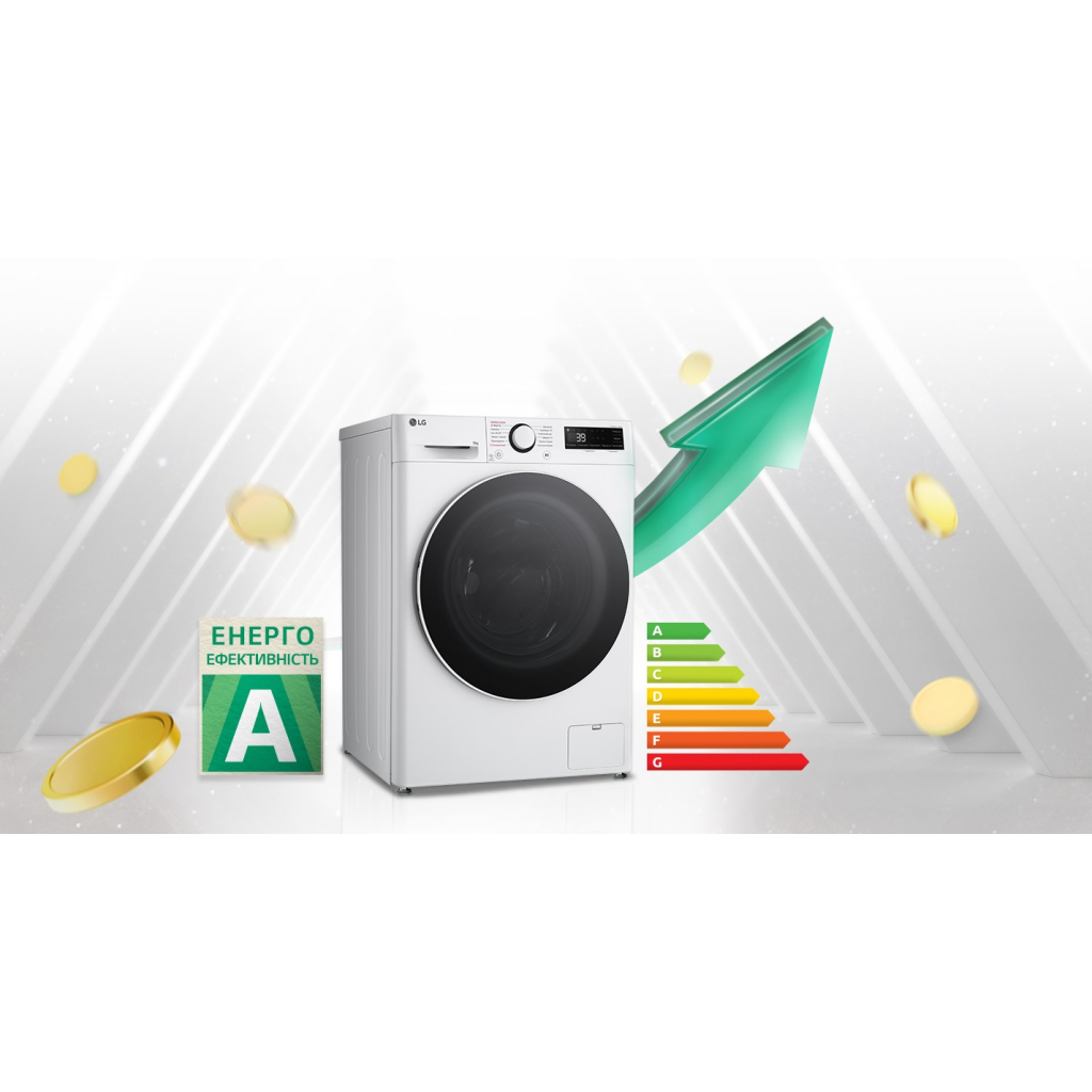 Пральна машина LG F2Y5FS0W - фото 2 Пральна машина LG F2Y5FS0W - фото 2