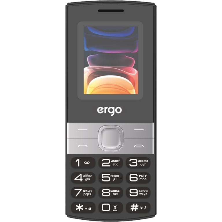 Мобільний телефон Ergo B185 Black - фото 2