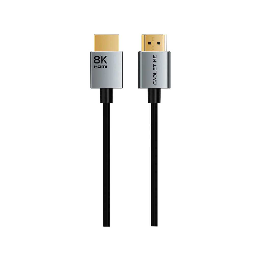 Кабель мультимедійний HDMI M to HDMI M 2.0m V2.1 8K60Hz Cabletime (CA915910) - фото 1 Кабель мультимедійний HDMI M to HDMI M 2.0m V2.1 8K60Hz Cabletime (CA915910) - фото 1