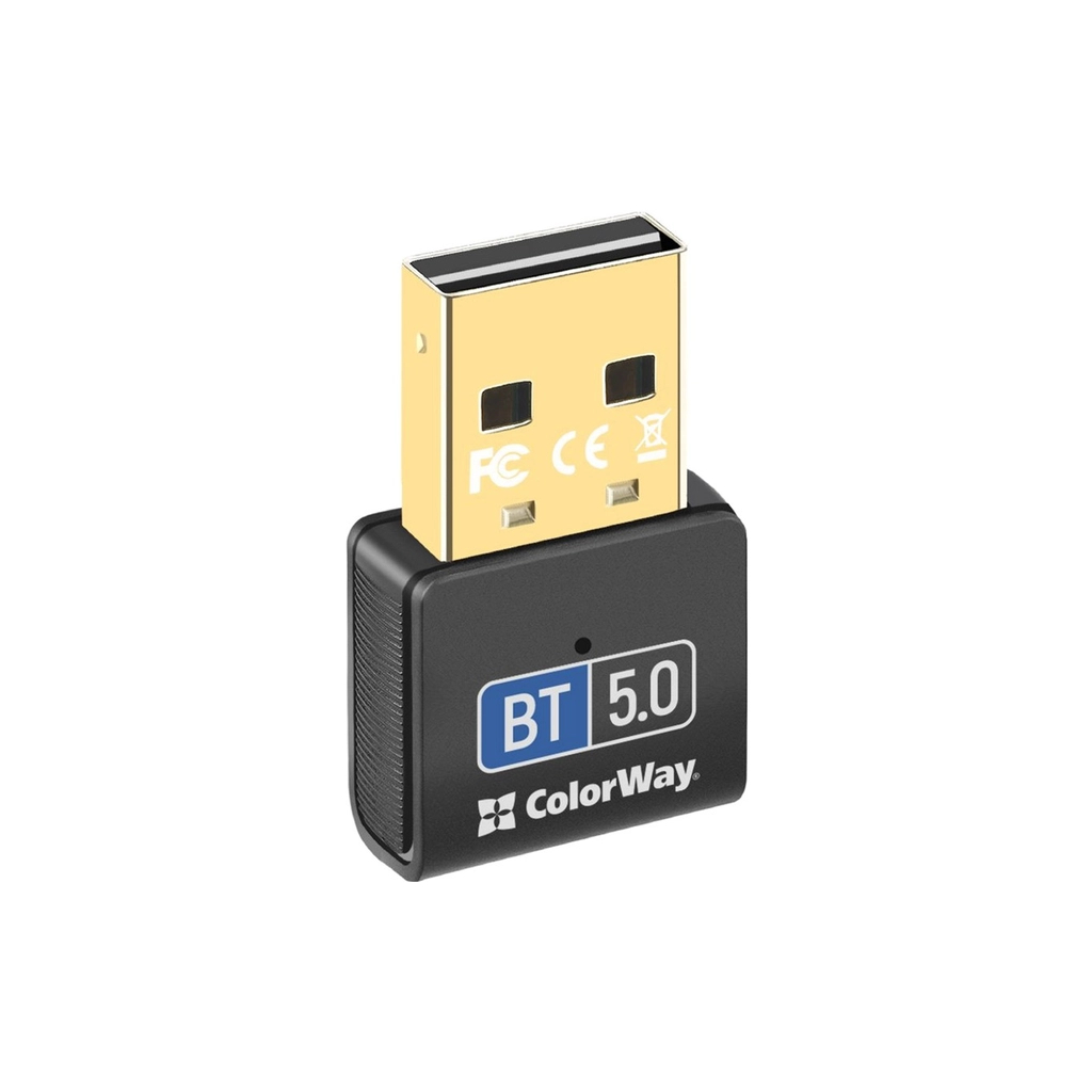 Bluetooth-адаптер ColorWay Bluetooth BT 5.0 (CW-AD-BT50) - фото 5 Bluetooth-адаптер ColorWay Bluetooth BT 5.0 (CW-AD-BT50) - фото 5