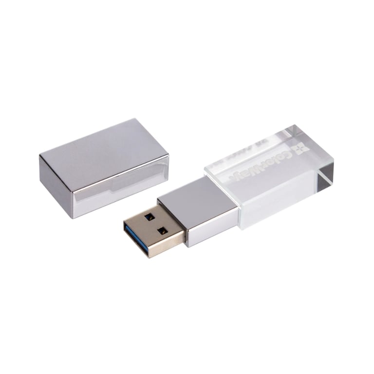 USB флеш накопичувач ColorWay 32GB 3.0 Transparent (CW-USBCL32) - фото 3