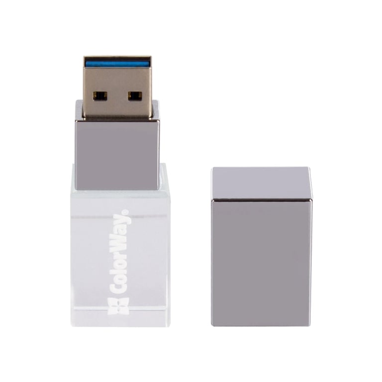 USB флеш накопичувач ColorWay 32GB 3.0 Transparent (CW-USBCL32) - фото 7