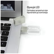USB флеш накопичувач ColorWay 64GB ColorWay Crystal USB 3.0 (CW-USBCL64) - фото 12