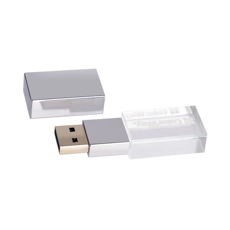 USB флеш накопичувач ColorWay 64GB ColorWay Crystal USB 3.0 (CW-USBCL64) - фото 5