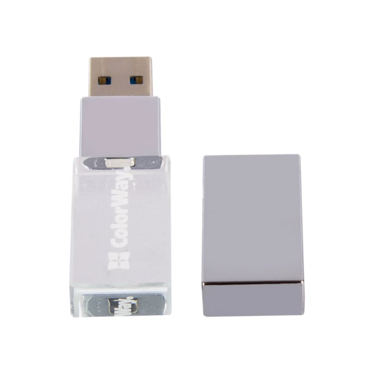 USB флеш накопичувач ColorWay 64GB ColorWay Crystal USB 3.0 (CW-USBCL64) - фото 6