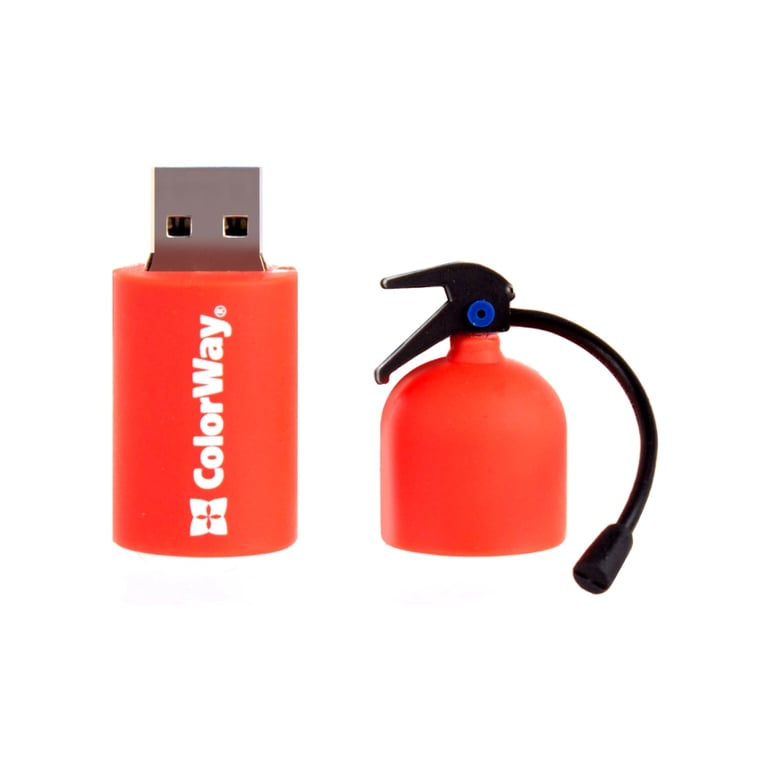 USB флеш накопичувач ColorWay Fire 32 GB USB 3.0 Red (CW-USBFE32) - фото 2