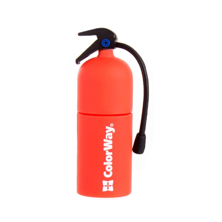 USB флеш накопичувач ColorWay Fire 64 GB USB 3.0 Red (CW-USBFE64) - фото 1