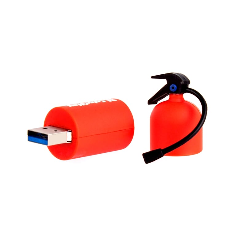 USB флеш накопичувач ColorWay Fire 64 GB USB 3.0 Red (CW-USBFE64) - фото 4