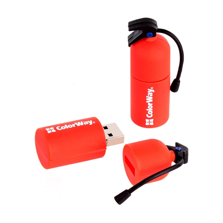 USB флеш накопичувач ColorWay Fire 64 GB USB 3.0 Red (CW-USBFE64) - фото 6