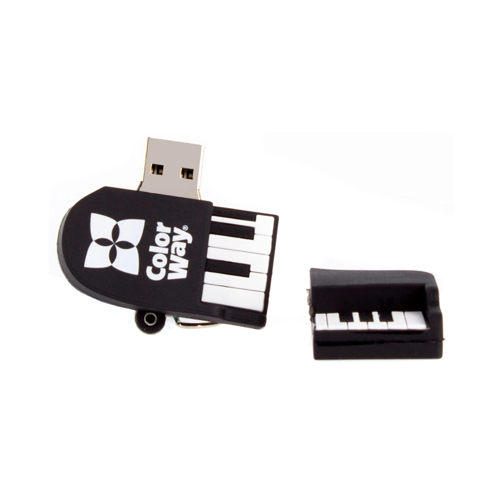 USB флеш накопичувач ColorWay Piano 32 GB 3.0 Black (CW-USBPO32) - фото 3 USB флеш накопичувач ColorWay Piano 32 GB 3.0 Black (CW-USBPO32) - фото 3