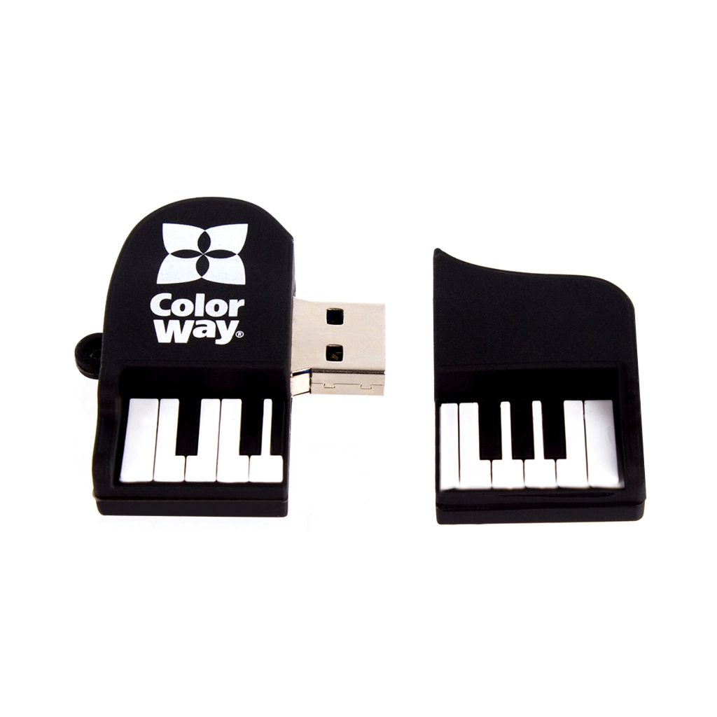 USB флеш накопичувач ColorWay Piano 32 GB 3.0 Black (CW-USBPO32) - фото 6 USB флеш накопичувач ColorWay Piano 32 GB 3.0 Black (CW-USBPO32) - фото 6