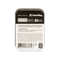 USB флеш накопичувач ColorWay Piano 64 GB 3.0 Black (CW-USBPO64) - фото 10