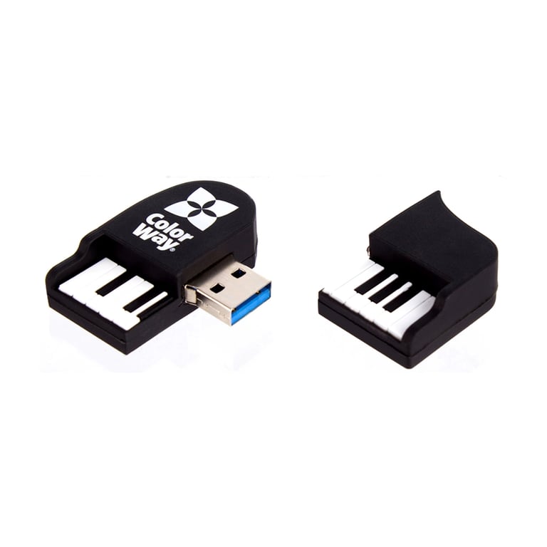 USB флеш накопичувач ColorWay Piano 64 GB 3.0 Black (CW-USBPO64) - фото 7