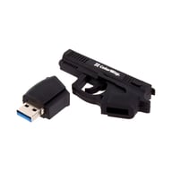 USB флеш накопичувач ColorWay Pistol 32 GB 3.0 Black (CW-USBPL32) - фото 5