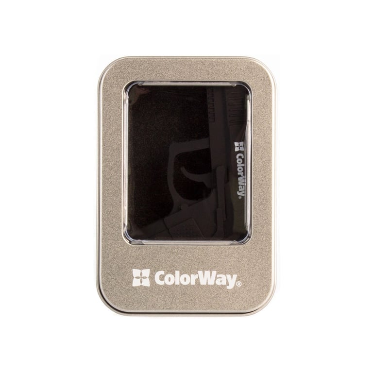 USB флеш накопичувач ColorWay Pistol 64 GB 3.0 Black (CW-USBPL64) - фото 11