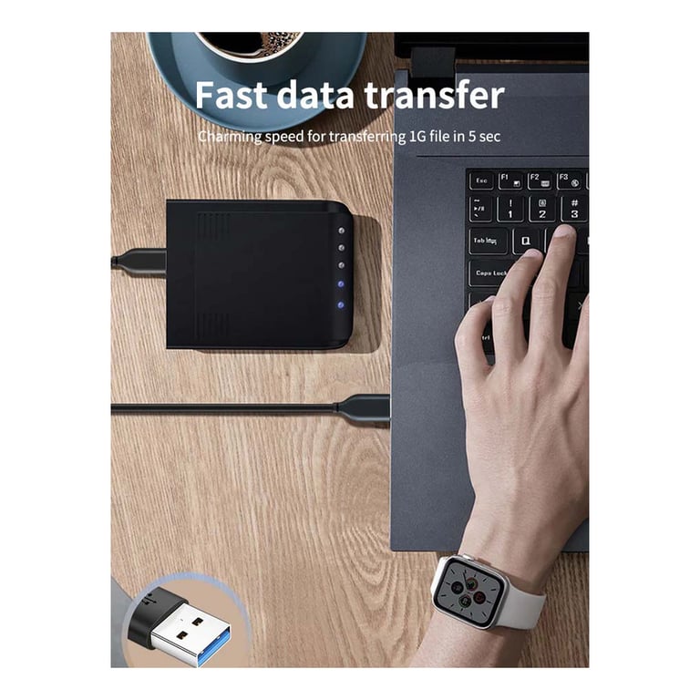 Дата кабель USB 3.0 AM to USB-C 1.5m Cabletime (CA915439) - фото 6