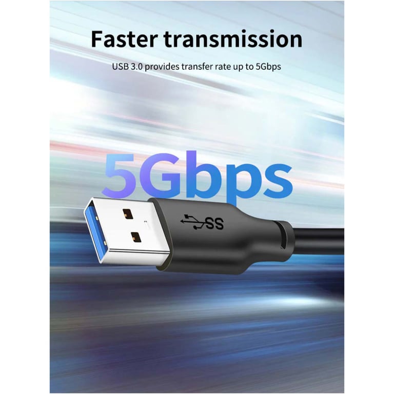 Дата кабель USB 3.0 AM to USB-C 1.5m Cabletime (CA915439) - фото 7