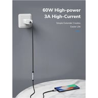 Дата кабель USB-C M/F 0.5m 5Gbps 60W 4K60Hz Cabletime (CA913664) - фото 3