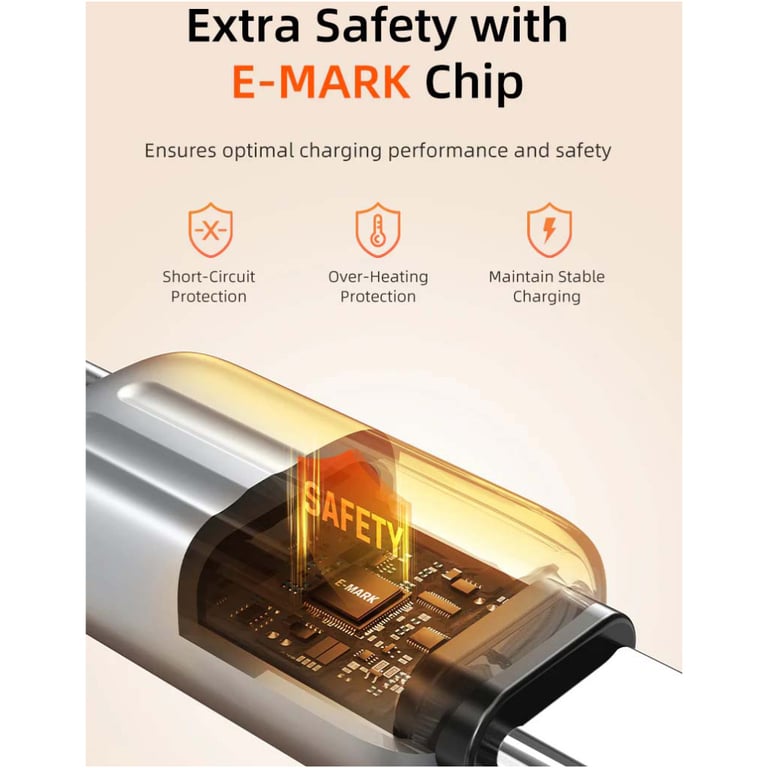Дата кабель USB-C to USB-C 2.0m PD240W Cabletime (CA915736) - фото 2