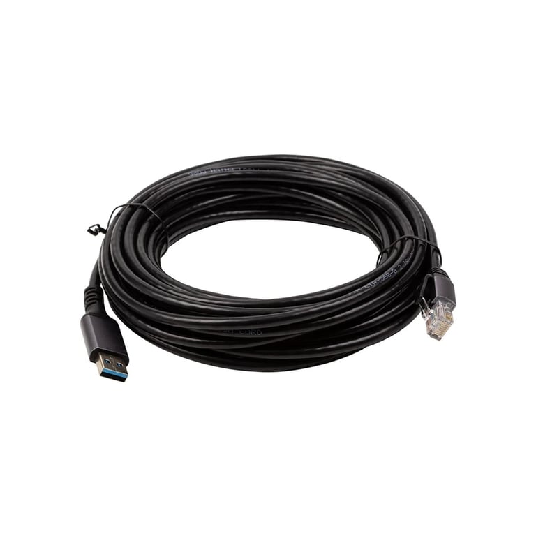 Дата кабель USB AM to RJ45 Ethernet 7.5m CAT6 UTP PowerPlant (CA915019) - фото 2