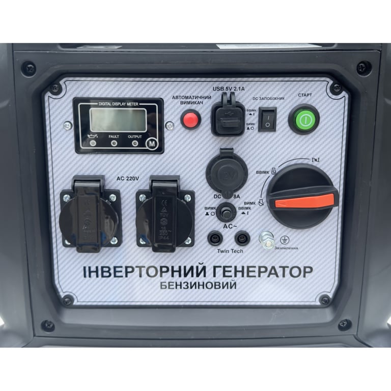 Генератор Forte інверторний FG5500iE 4kW, стартер ручний, електричний , 11л. (148251) - фото 9
