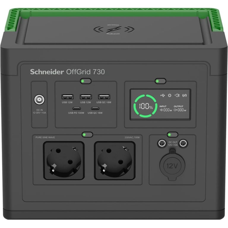 Зарядна станція Schneider Electric 700, 738Wh (PPS730-GR) - фото 1