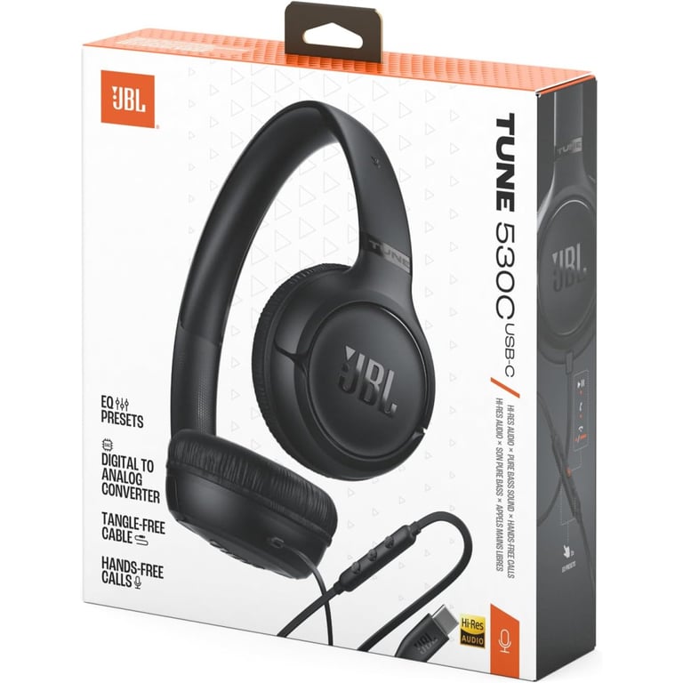 Навушники JBL Tune 530C USB-C Black (JBLT530CBLK) - фото 2