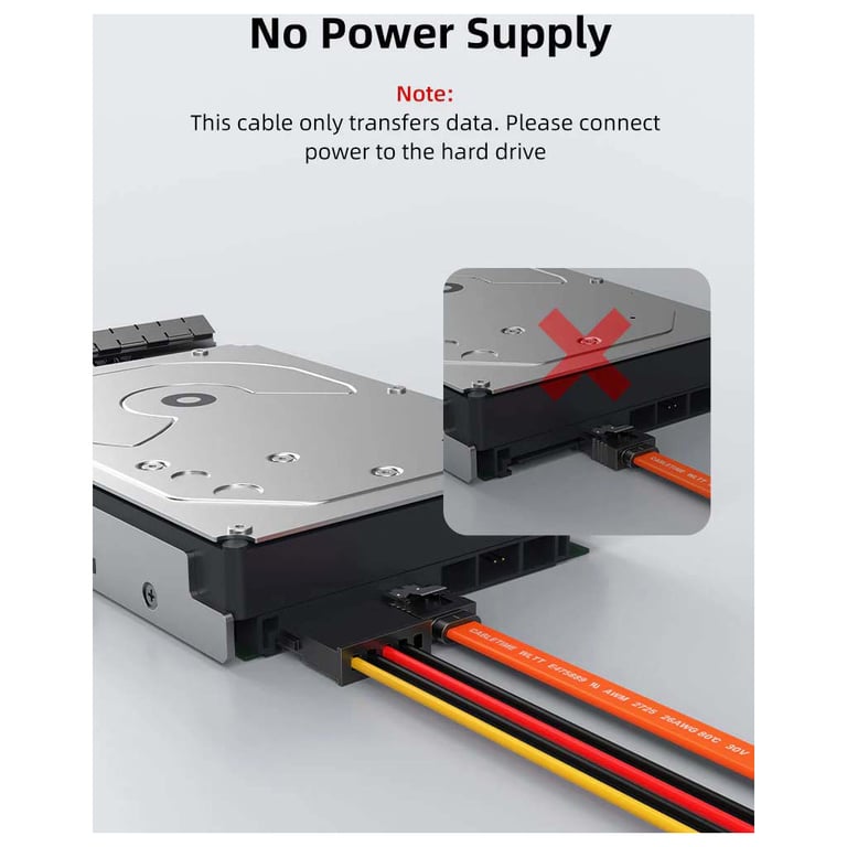 Кабель для передачі даних SATA III 0.5m 90° corner Cabletime (CA915903) - фото 7