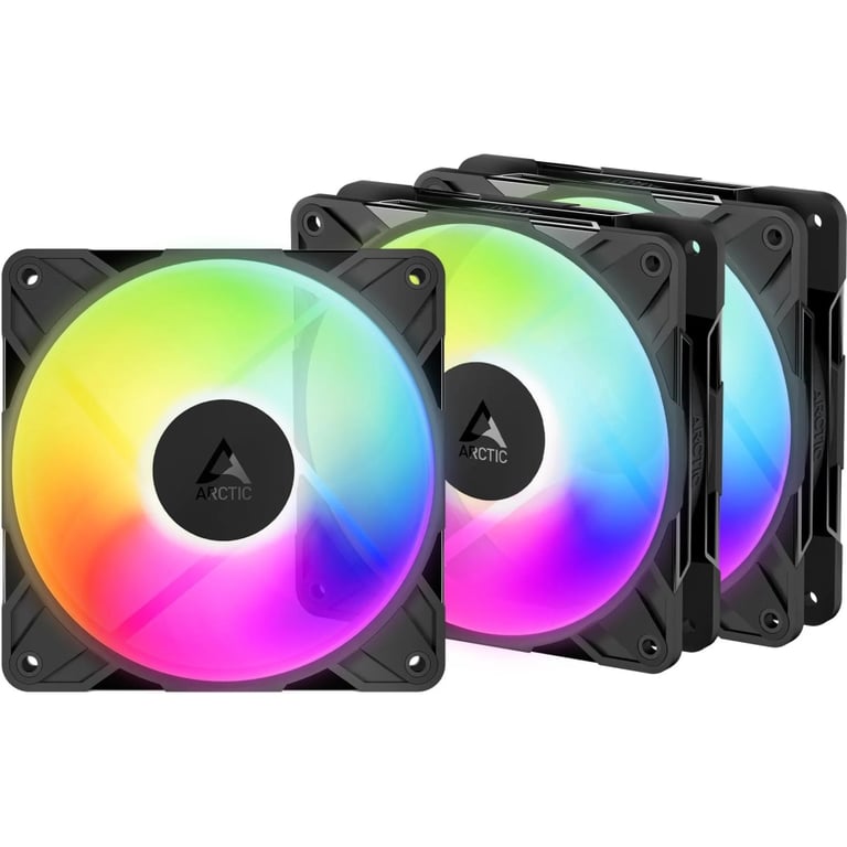 Кулер до корпусу Arctic P12 Pro Reverse A-RGB, 3 Pack (ACFAN00333A) - фото 1