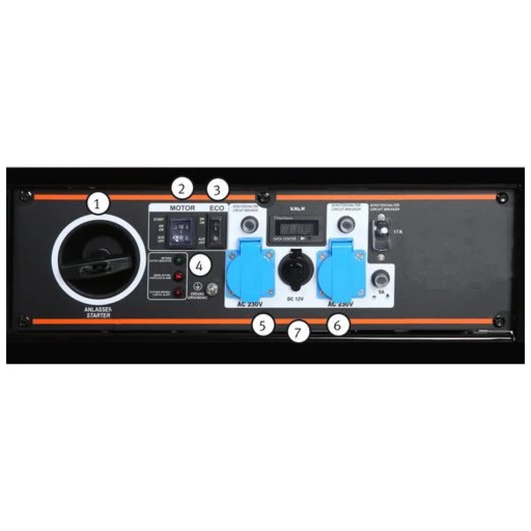 Генератор UNICRAFT інверторний PG-I 42 SE, 3.5kW (4.1kW), 220V, 50Hz, 15л (UNICRAFT PG-I 42 SE) - фото 3