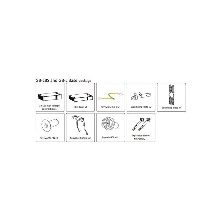 BMS контроллер Deye GB-SL + Base for AIO (GBLB) (GB-SL +Base forAIO (GBLB)) - фото 5
