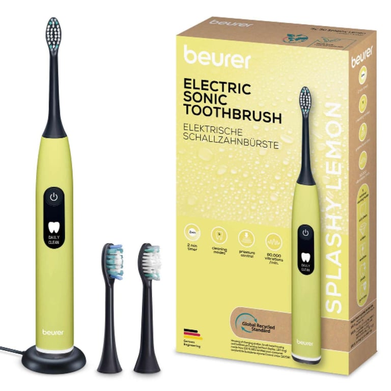 Електрична зубна щітка Beurer SC 50 SPLASHY LEMON GP - фото 2