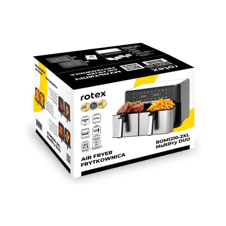 Мультипіч Rotex ROM1210-2XL MultiFry DUO - фото 10