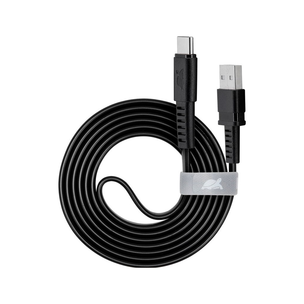 Дата кабель USB 2.0 AM to USB-C 1.2m black RivaCase (PS6002 BK12) - фото 1