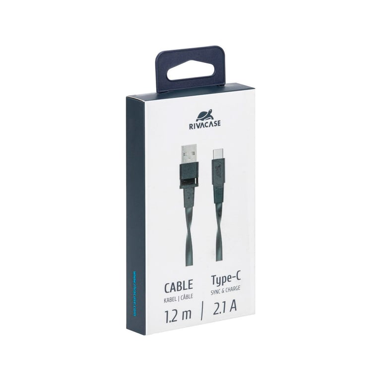 Дата кабель USB 2.0 AM to USB-C 1.2m black RivaCase (PS6002 BK12) - фото 8
