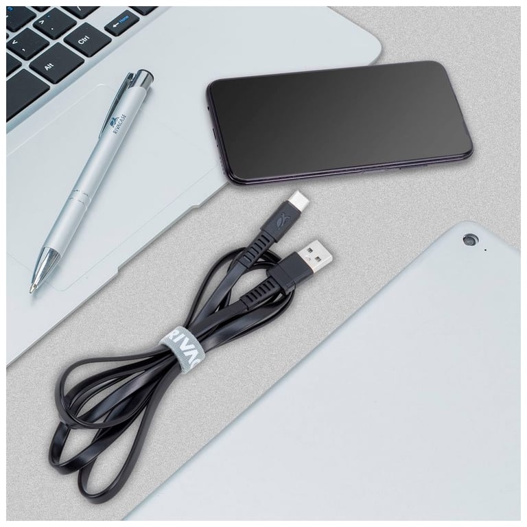 Дата кабель USB 2.0 AM to USB-C 1.2m black RivaCase (PS6002 BK12) - фото 9