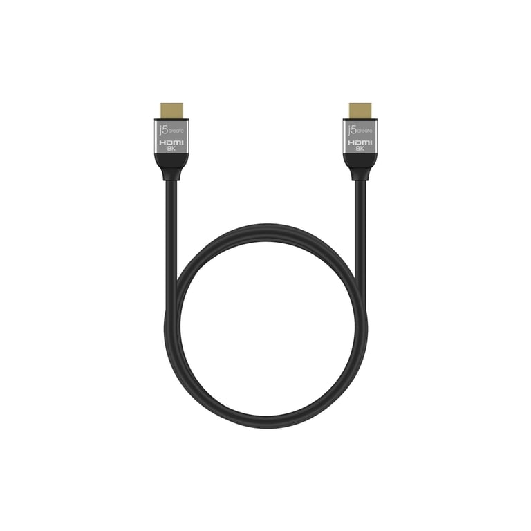 Кабель мультимедійний HDMI M to HDMI M 2.0m V2.1 8K 60Hz HDR10 HLG 48Gbp J5create (JDC53-N) - фото 3